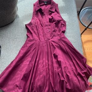 Express Wine Colored Dress